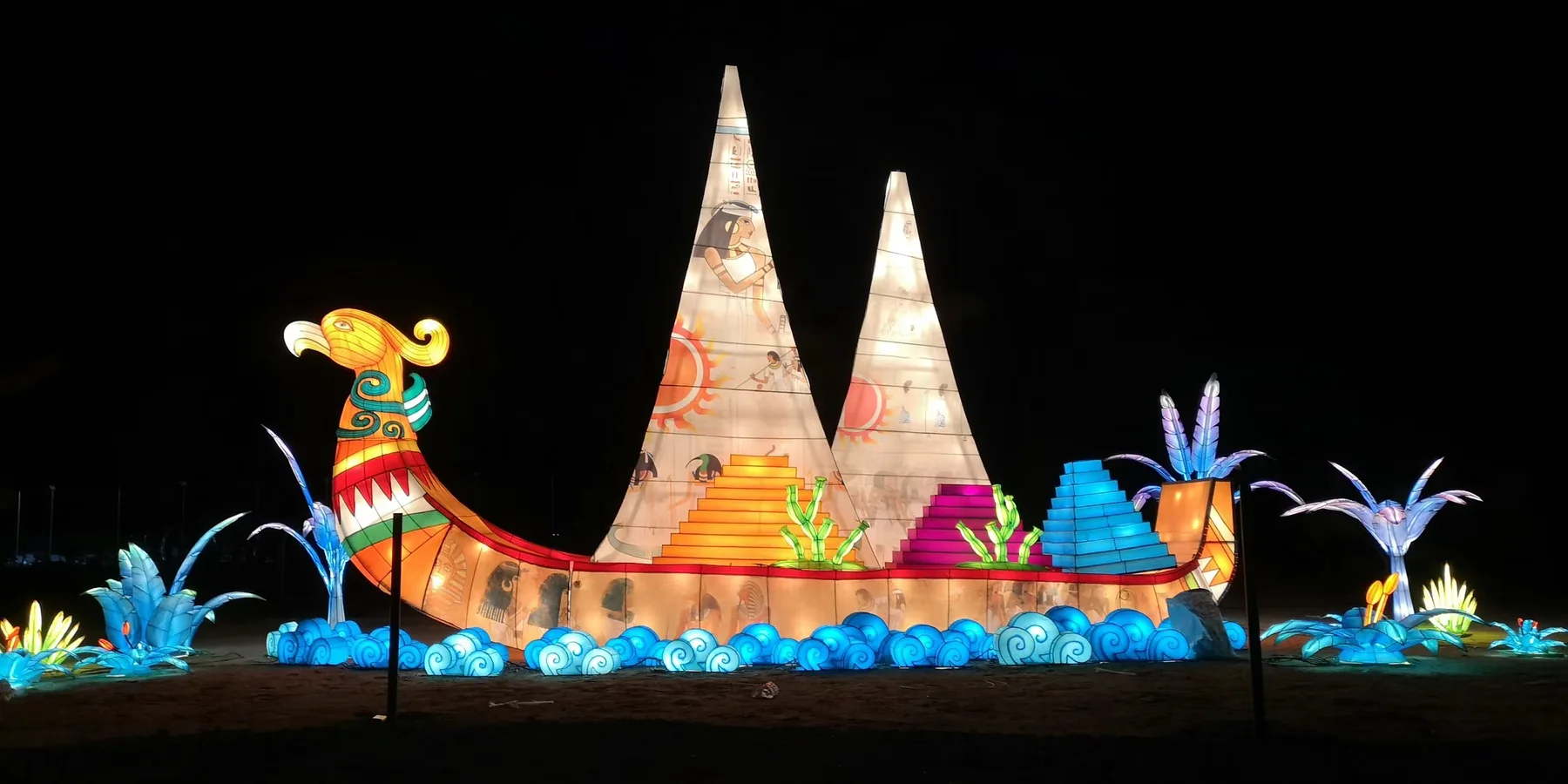 2025 Kuwait lantern festival display, project view 5